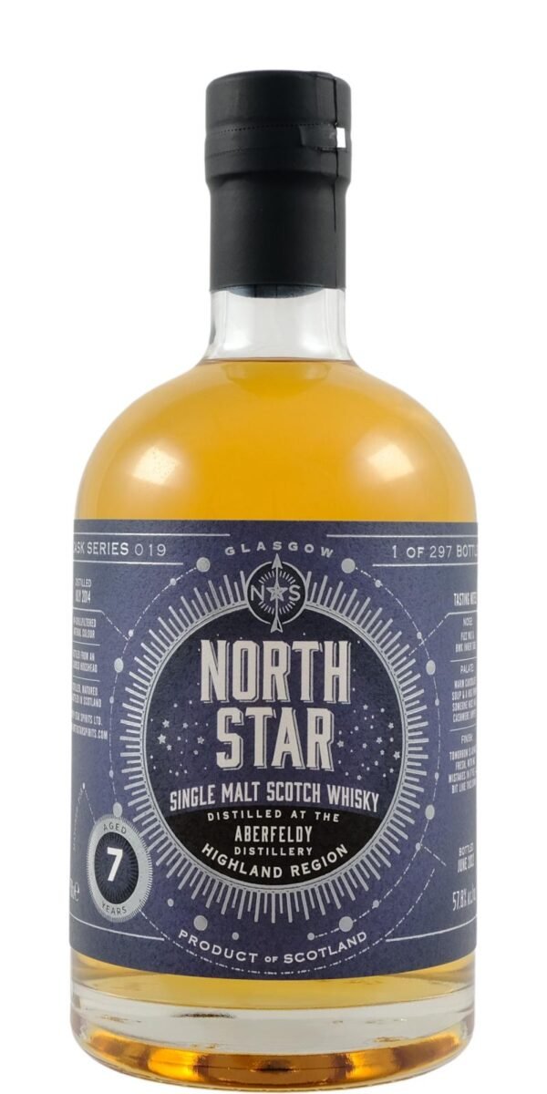 Aberfeldy 2014 Aged 7 Years Single Malt Scotch Whisky – North Star (700ml)
