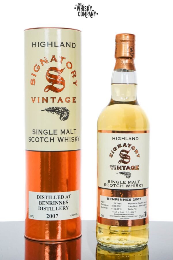 Benrinnes 2007 Aged 11 Years Speyside Single Malt Scotch Whisky – Damaged Packaging