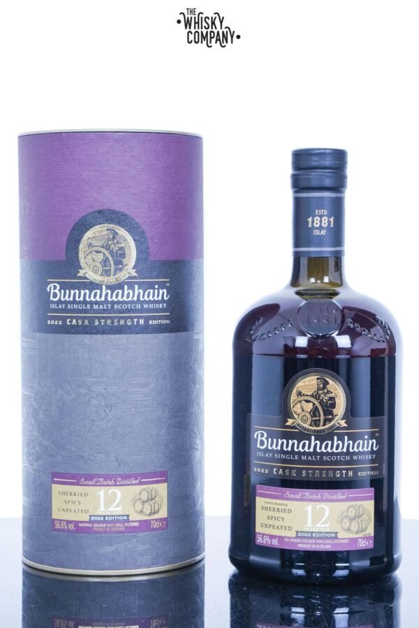 Bunnahabhain 12 Years Old Cask Strength 2022 Edition Islay Single Malt Scotch Whisky (700ml)