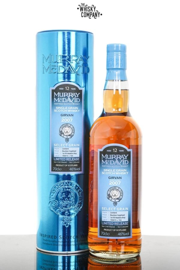 Girvan 2007 Aged 12 Years Madeira Single Grain Scotch Whisky – Murray McDavid (700ml)