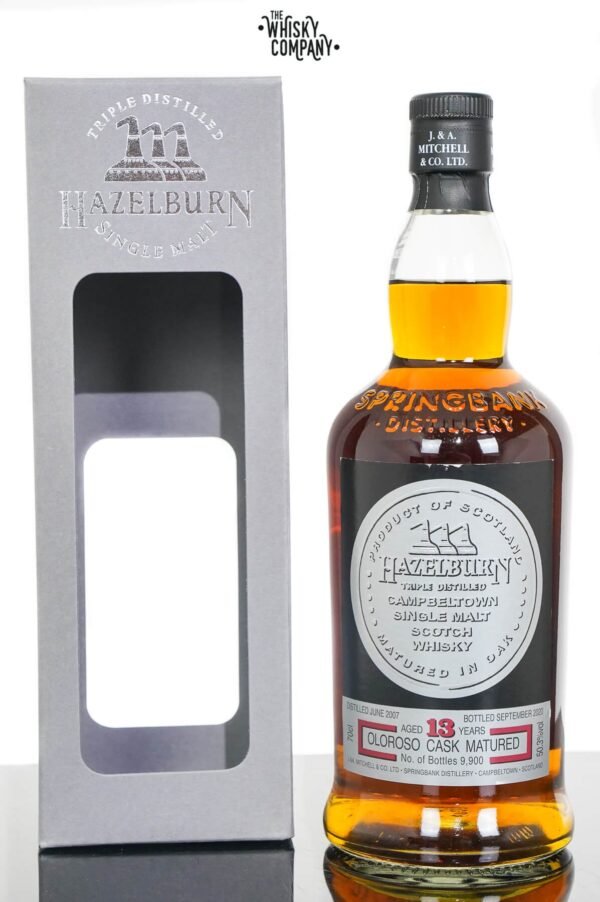 Hazelburn 2007 Aged 13 Years Campbeltown Single Malt Scotch Whisky – Oloroso Sherry Cask Matured (700ml)