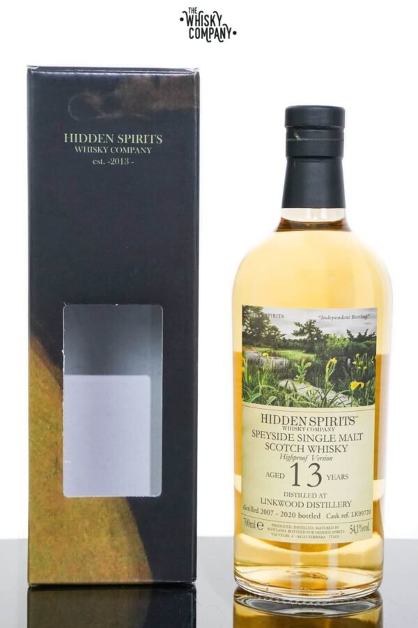 Linkwood 2007 Aged 13 Years Single Malt Scotch Whisky – Hidden Spirits (700ml)