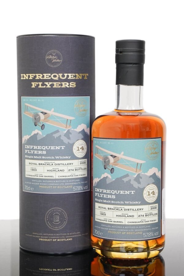 Royal Brackla 2006 Aged 14 years Single Malt Scotch Whisky – Infrequent Flyers (700ml)