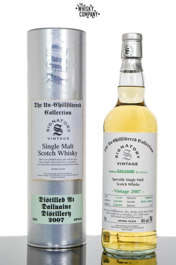 Dailuaine 2007 Aged 12 Years UCF Speyside Single Malt Scotch Whisky – Signatory Vintage (700ml)